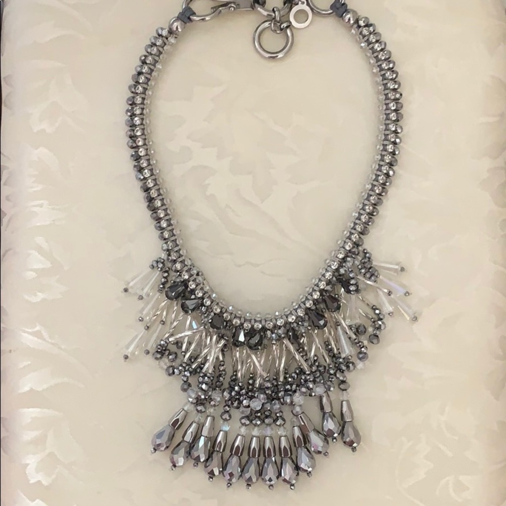 Gorgeous silver statement necklace